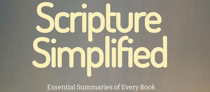 Scripture Simplified